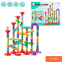 Конструктор лабиринт Marble run (93 детали), гравитационный конструктор для детей с шариками развивающий (VF)