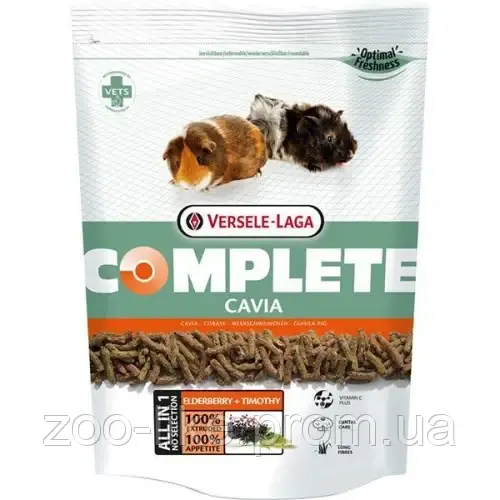 Корм Versele-Laga Complete Cavia гранульований, для морських свинок, 500 г - фото 1 - id-p1655258748