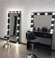Напольное зеркало в размере 1800×700 с подсветкой для дома или салонов красоты.