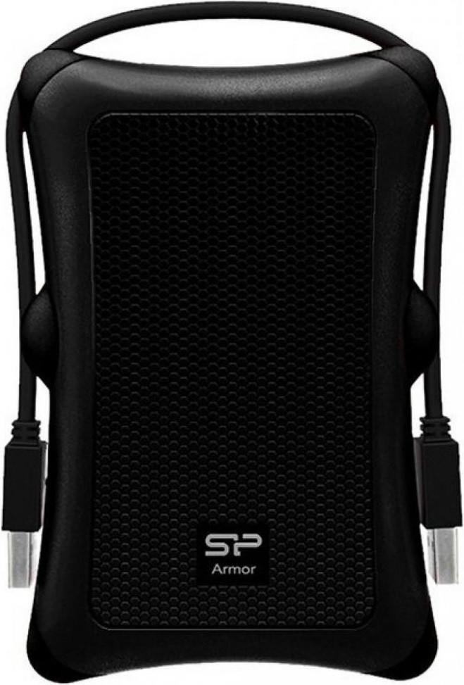 Зовнішній жорсткий диск 2 TB Silicon Power Armor A30 2.5" USB 3.2 black (SP020TBPHDA30S3A)