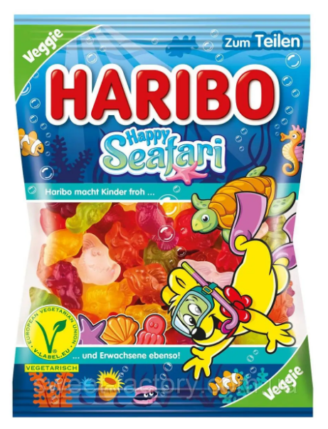 Желейки Haribo Happy Seafari 175 г., фото 1