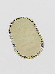 Дерев'яне дно із фанери, овал, 30*20см