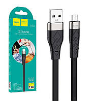 USB Cable Hoco X53 Angel Silicone Micro Black