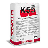 Улучшенный клей на цементной основе Litokol K55 (белый) 20 кг