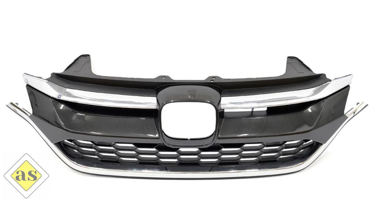 Решітка радіатора Honda CR-V '15-16 c хром. накладками (Signeda) 71121TFCH01, фото 1