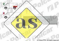 Заднє крило Mercedes Vito W639 '03-10 ліве, верх (Polcar) коротка база, фото 1