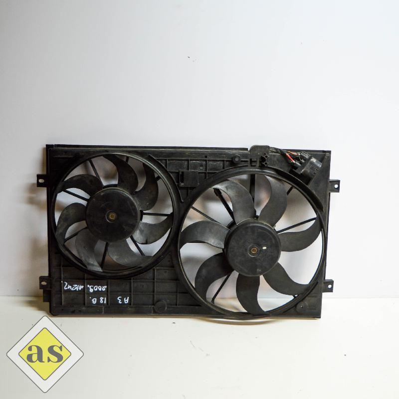 Дифузор радіатора і кондиціонера Audi A3 (8P) '03-08; Seat Altea '04- (Signeda) 1K0121207T без вент., фото 1