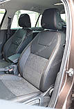 Чохли на Шкоду Октавія А7 (авточохли Skoda Octavia A7, Lether style), фото 3