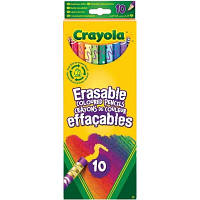 Карандаші кольорові Crayola стираються 10 шт (256247.024)