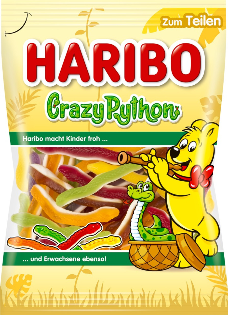 Желейки Haribo Crazy Python 175 г.