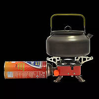 Качественная туристическая газовая плита с пьезоподжигом, GN23, портативная походная горелка примус под баллон