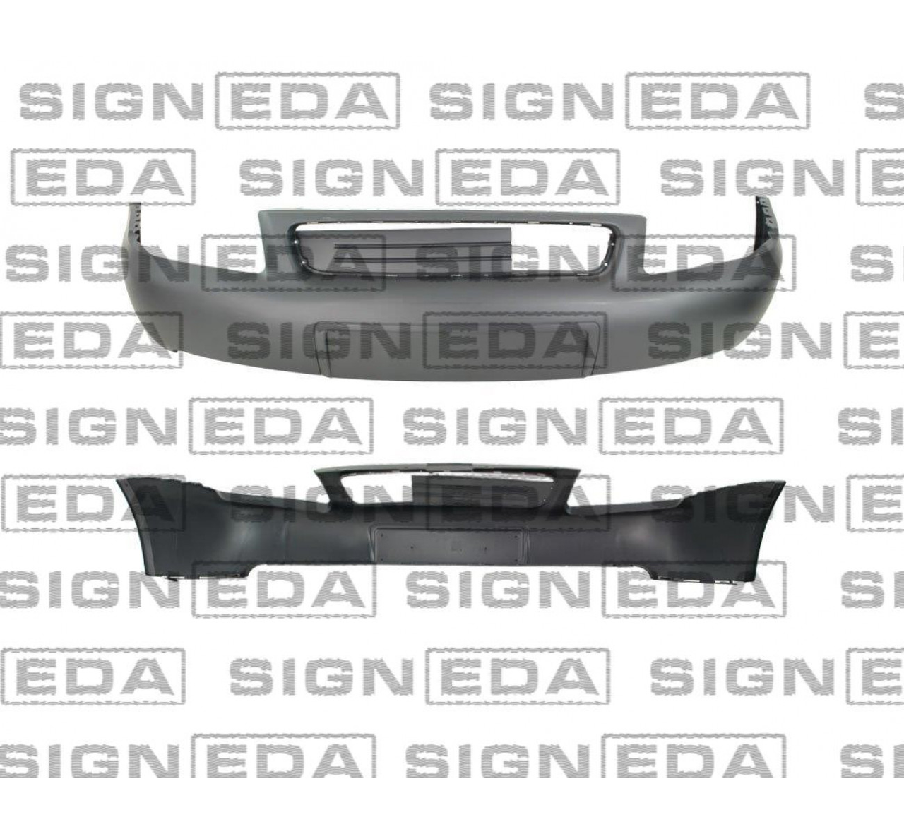Передній бампер Audi A3 8L1 '00-03 (Signeda) PAD04010BA, 8L0807111ANGRU, фото 1