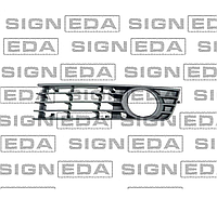 Решетка бампера правая Audi A4 (B6) '01-04 (Signeda) 8E0807682A