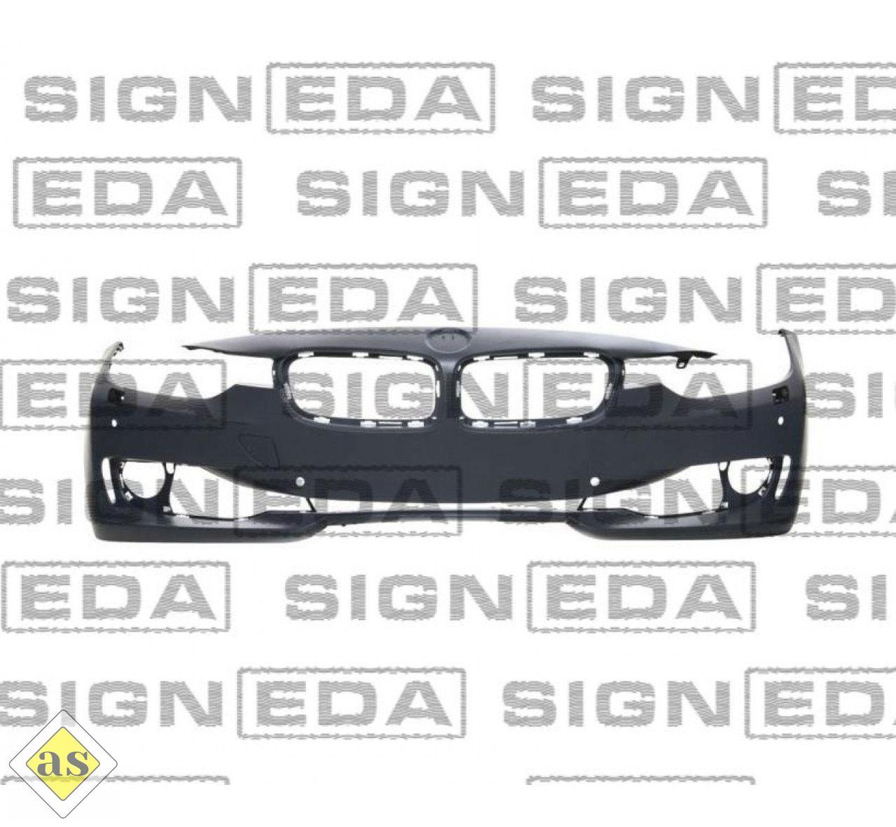 Передній бампер BMW 3 F30 '11- (Signeda) з отв. 51117292998, фото 1