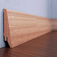 Плінтус МДФ, висота 80 мм, перкриття по підлозі 21 мм, довжина 2,07 м, Дуб Андерсон