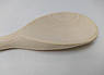 Дерев’яна кухонна ложка 40 см із бука — ручна робота, округла ручка, безпечна для антипригарного посуду, фото 4