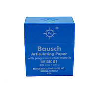 Артикуляционная бумага Bausch BK01 синяя