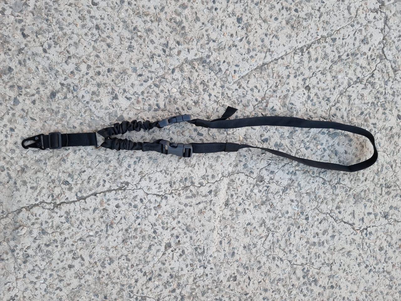 Тaктичний одноточковий римьон чорний спрощений