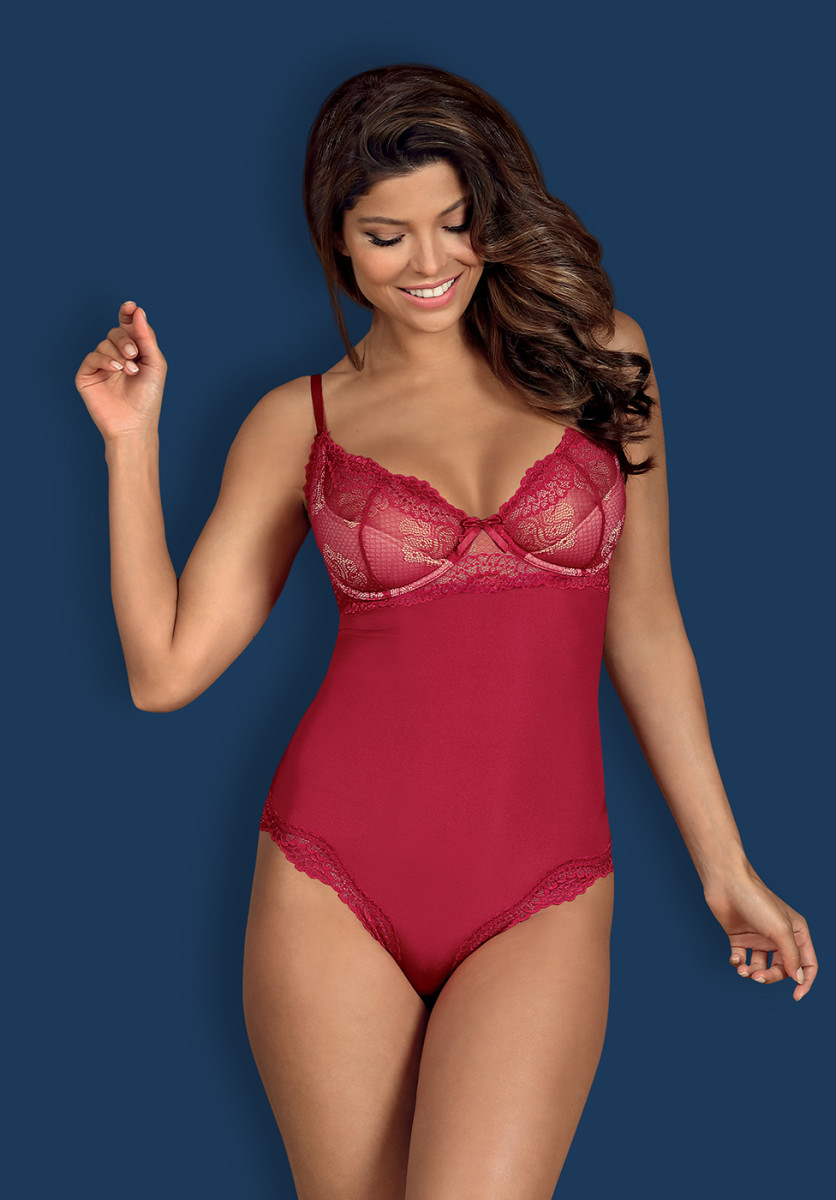 Rosalyne боді червоний Obsessive (S/M) 3952163, фото 1