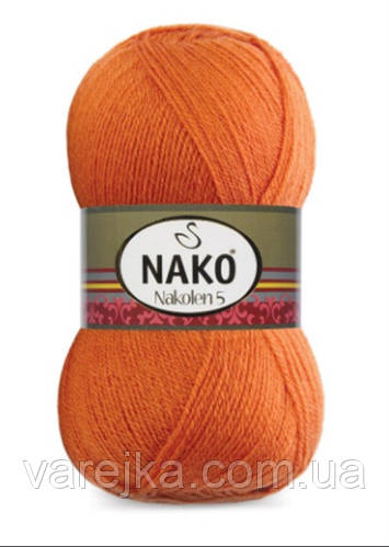 Пряжа Nako Nakolen 5 6963 (Нако Наколін 5) 49% вовна 51% преміум акрил ...