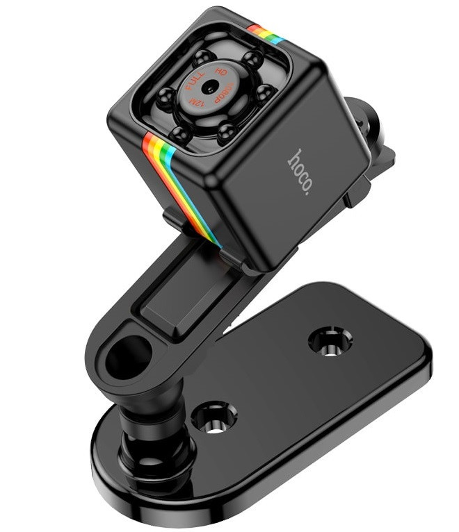 Камера портативна HOCO DI13 1080p, TF, чорна, фото 1