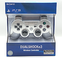 Беспроводной джойстик PS3 DualShock 3 геймпад Серебристый