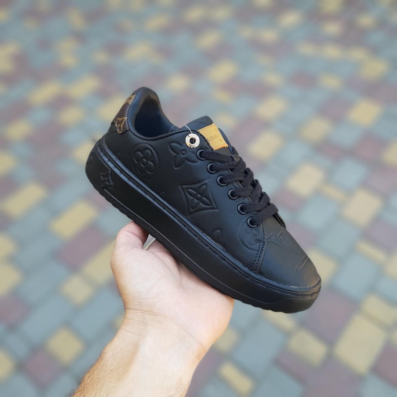 louis vuitton time.out sneakers black