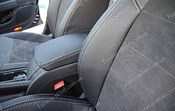 Чохли на Шкоду Суперб 2 Амбітн (авточохли Skoda Superb 2 Ambition, Lether style)