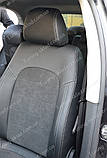 Чохли на Шкоду Суперб 2 Амбітн (авточохли Skoda Superb 2 Ambition, Lether style), фото 9