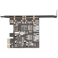 Контролер Frime ASM1061 (ECF-PCIEto2SATAIII.LP) PCI-E-2xSATA III