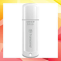 USB флеш накопитель Transcend 64GB JetFlash 370 White USB 2.0 (TS64GJF370)