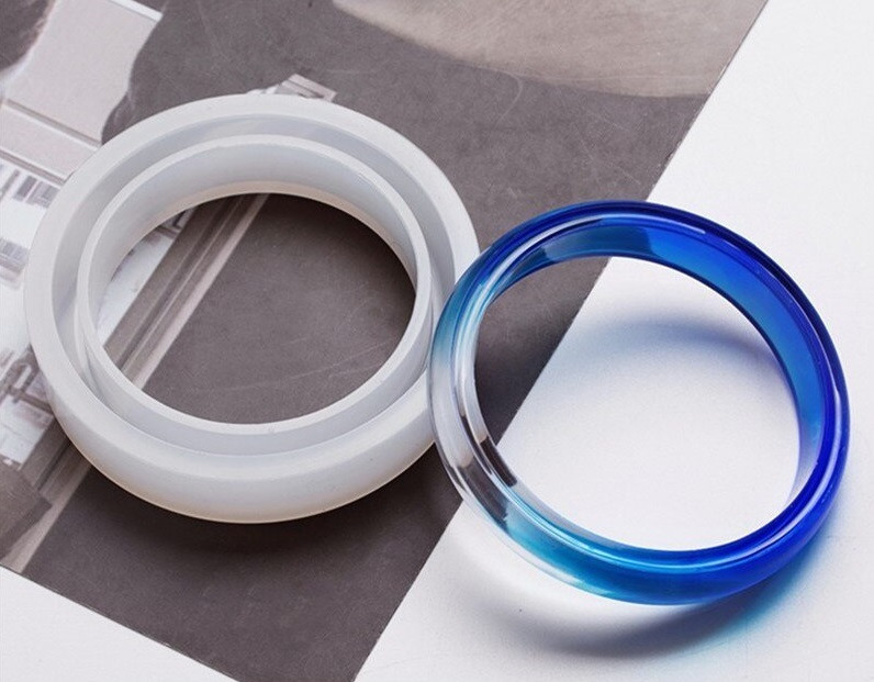 Силіконовий молд, форма, Браслет, 58 мм/11 мм, фото 1