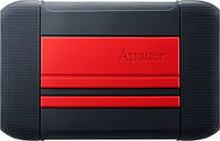 Внешний жесткий диск 2.5" USB 2.0TB Apacer AC633 Black/Red (AP2TBAC633R-1)