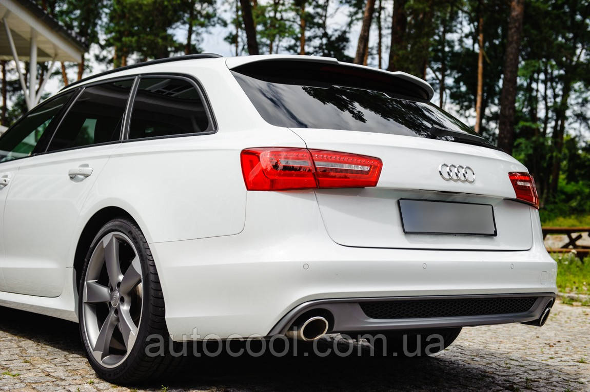 Спойлер кришки багажника Audi A6 C7 універсал 2011-2018 р.в. Аудіо А6 стиль S-line