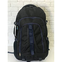 Рюкзак туристичний VA T-02-3 65 л, чорний із синім