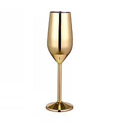 Бокал для шампанського 200 мл REMY-DECOR золото з нержавіючої сталі
