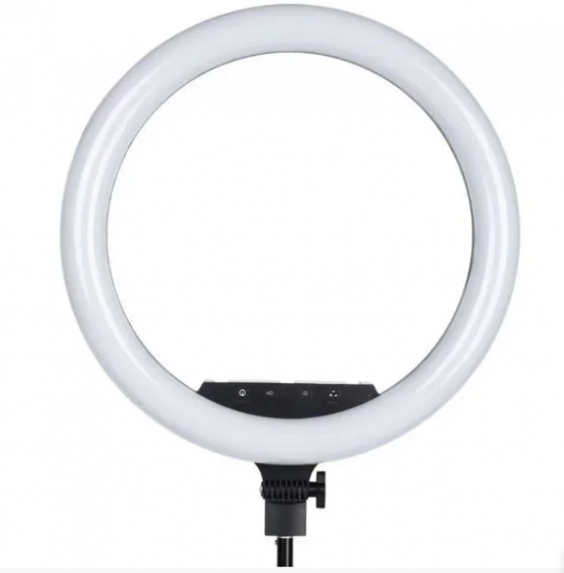 Кільцева LED лампа AL-360 USB з тримачем для телефону 36 см | Кільцеве студійне світло | Світлодіодна лампа