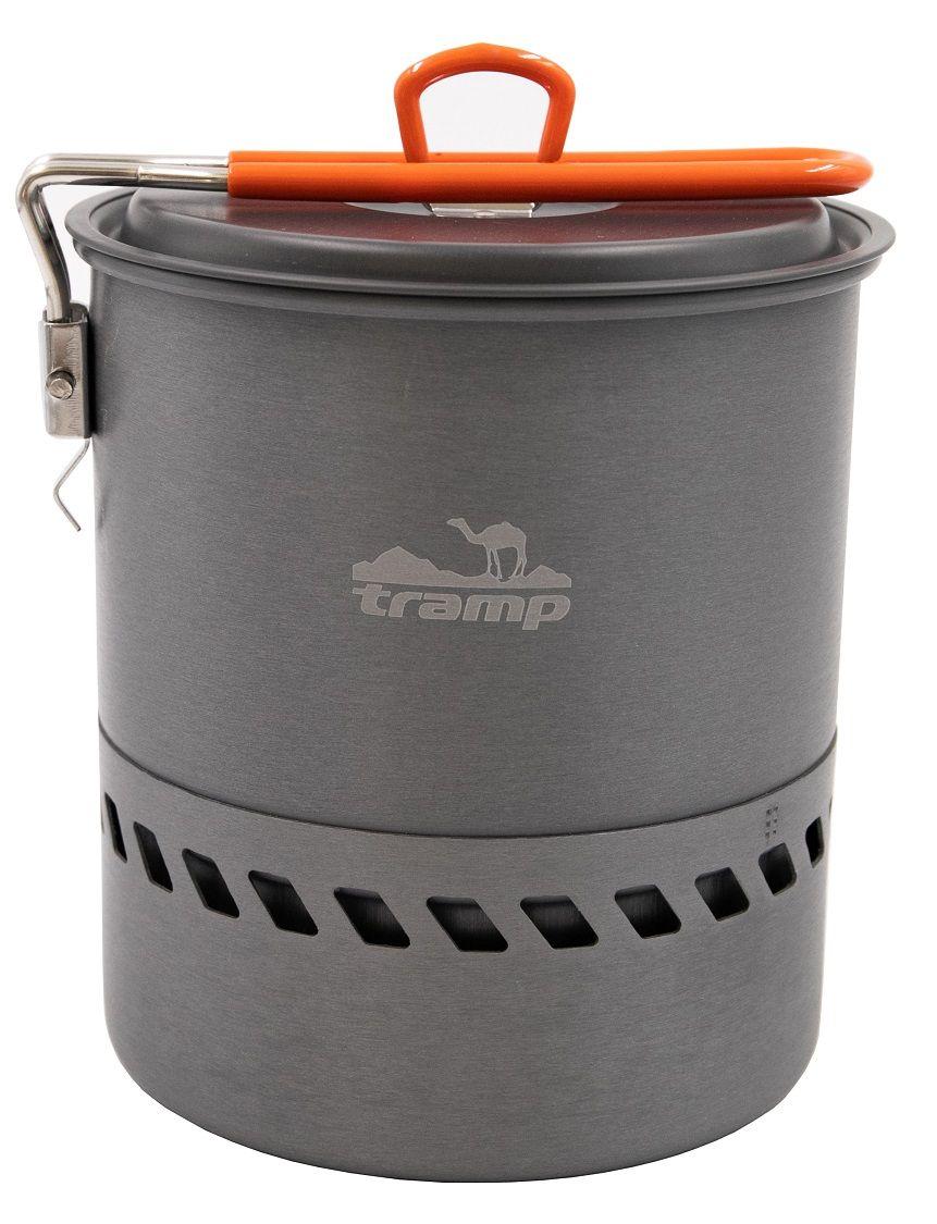 Казанок Tramp з анодованого алюмінію з теплообмінником 1,5 л, фото 1