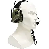 Активні навушники Earmor M32 mod3 для стрільби, тактичні, захисні з мікрофоном від Opsmen — Рожевий, фото 4