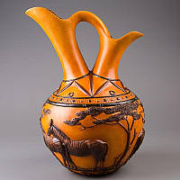Декоративная ваза Зебра с бронзовым напылением 37 см. 0301274
