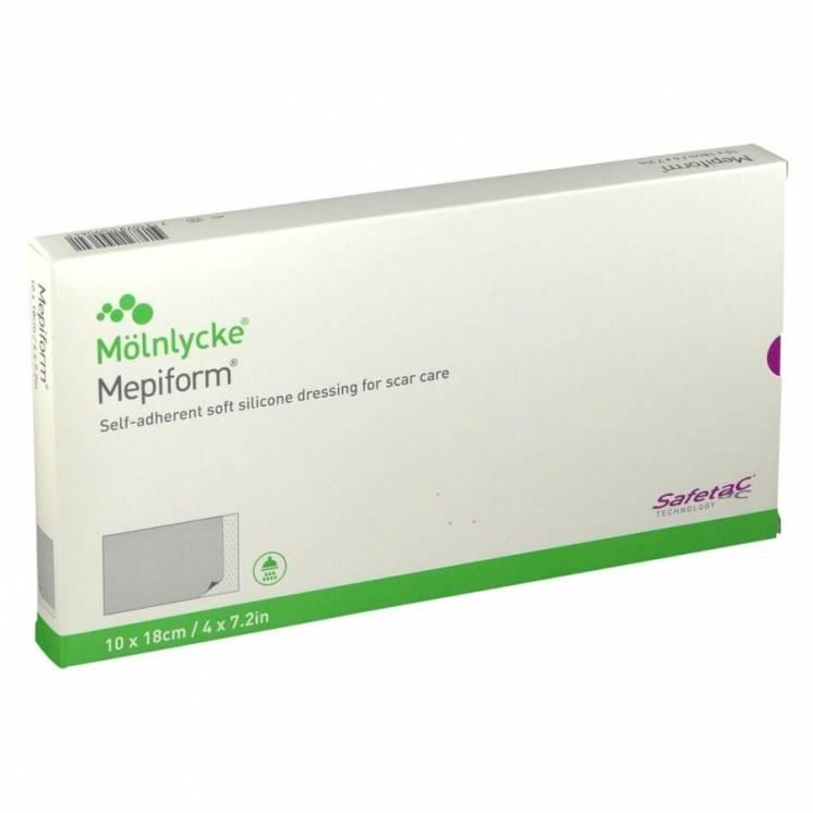 Molnlyc Mepiform 10x18см. Мепіформ для лікування гіпертрофічних та келоїдних рубців 5 шт/уп