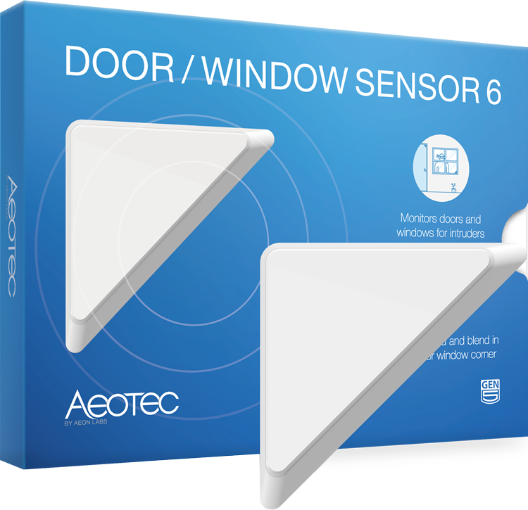 Датчик відчинення дверей/вікна Aeotec Door/ Window Sensor 6 — AEOEZW112