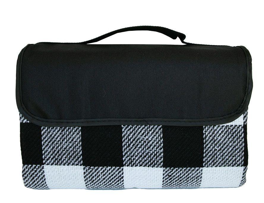 Килимок для пікніка Tramp 150х135 см, акриловий чорний, фото 1