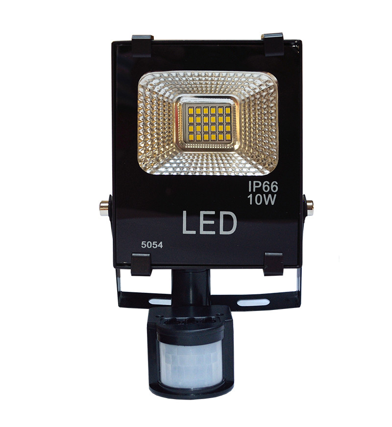 Прожектор вуличний з датчиком 10Вт 5000K світлодіодний SMD LED (FL-10-5000-S)