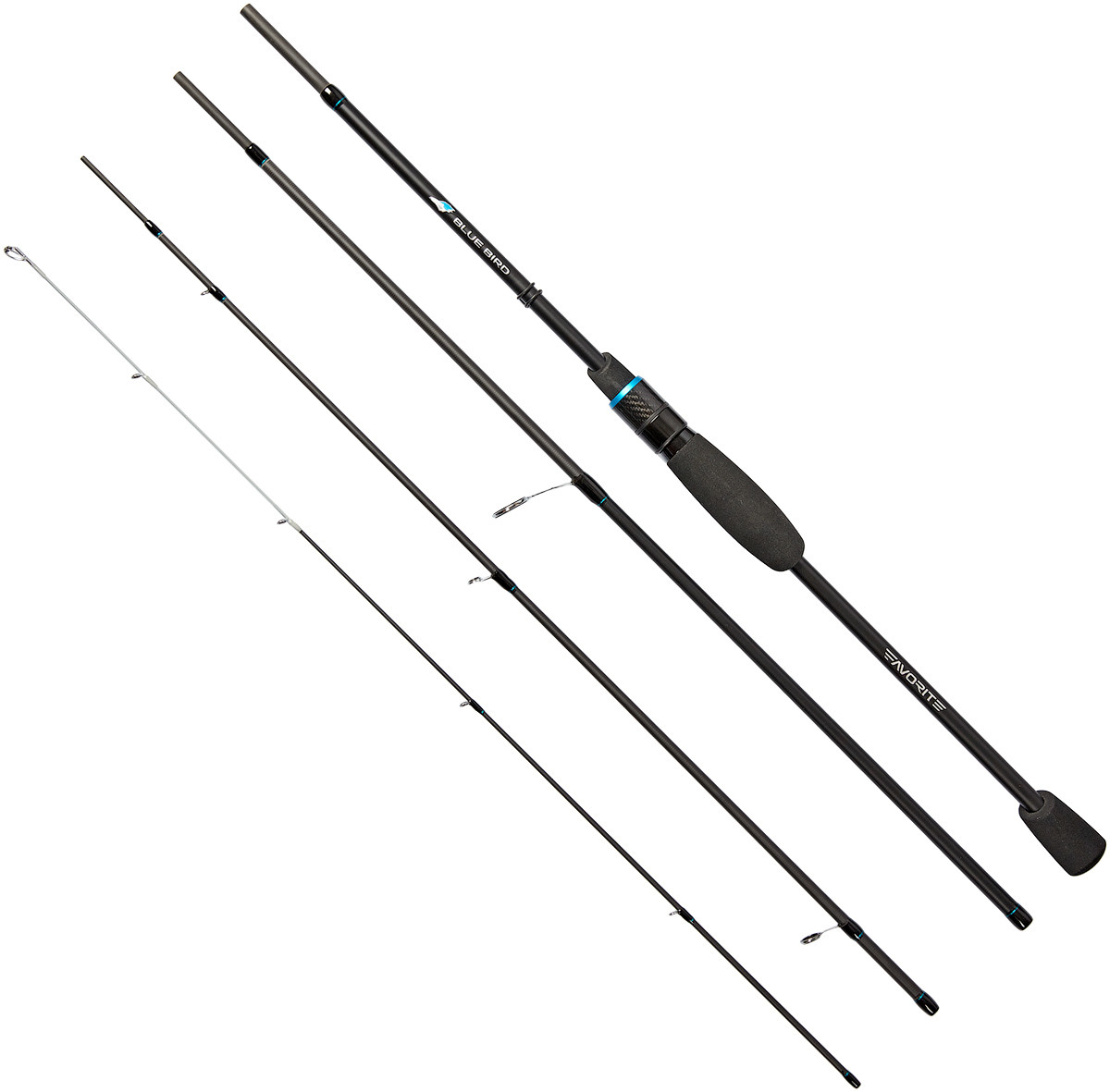 Спінінг Favorite Blue Bird Compact BB1-804L-T 2.40m 3-12 g (у тубусі), фото 1