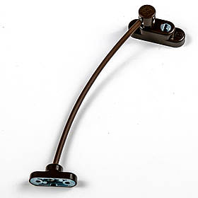 Блокіратор на вікна антидетка Penkid з тросом коричневий обмежувач вікна