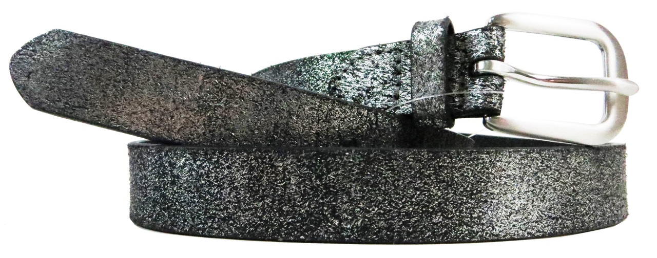 Жіночий ремінь Boccaccio D-Ledergürtel modish сріблястий, фото 1