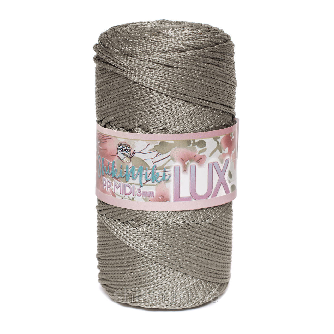 Трикотажний шнур PP Midi 3 mm LUX, колір Капучино