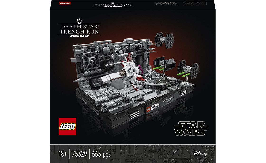 LEGO Star Wars Диорама: Проліт над Зіркою Смерті 665 деталей (75329)