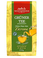 Чай зеленый Westminster Gruner Tee China Chun Mee Zitrone, 250 гр